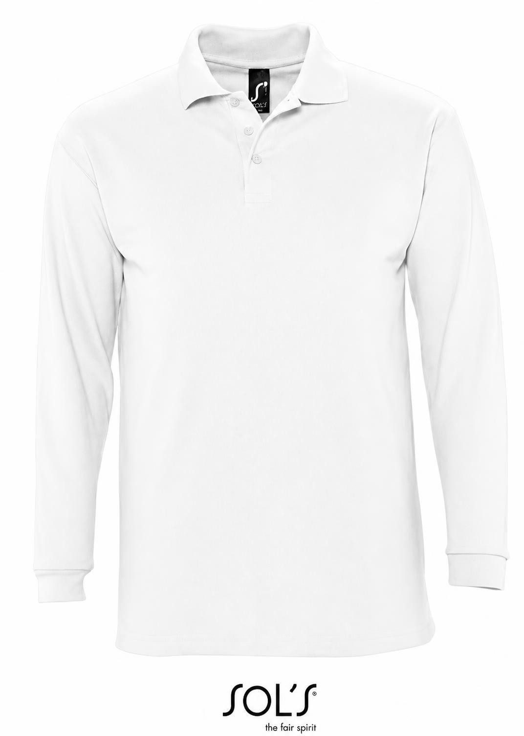 SOLS Langarm-Poloshirt Herren Longsleeve Poloshirt Winter II