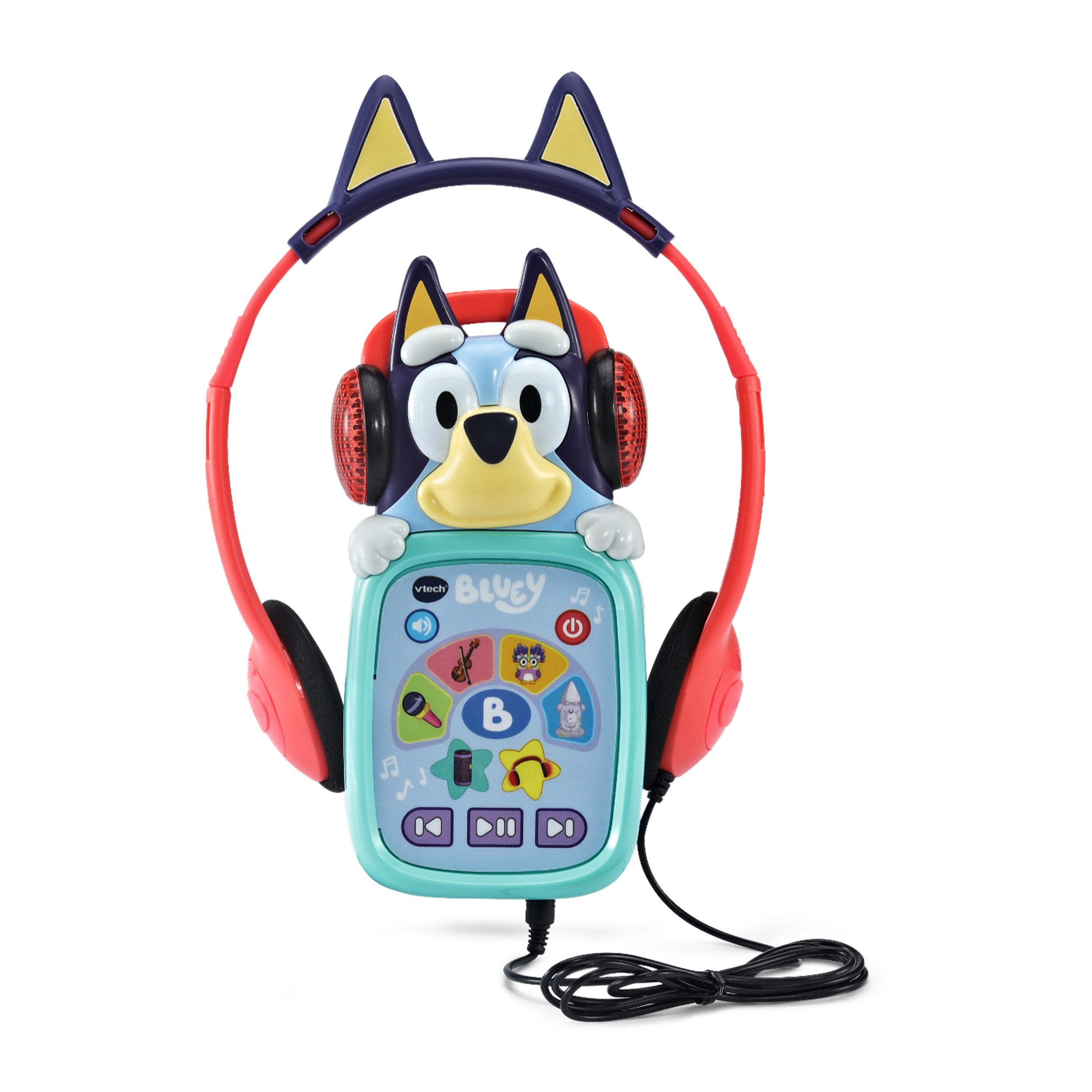 Vtech® Lernspielzeug Bluey, Leuchtender Musikplayer, mit Licht und Sound