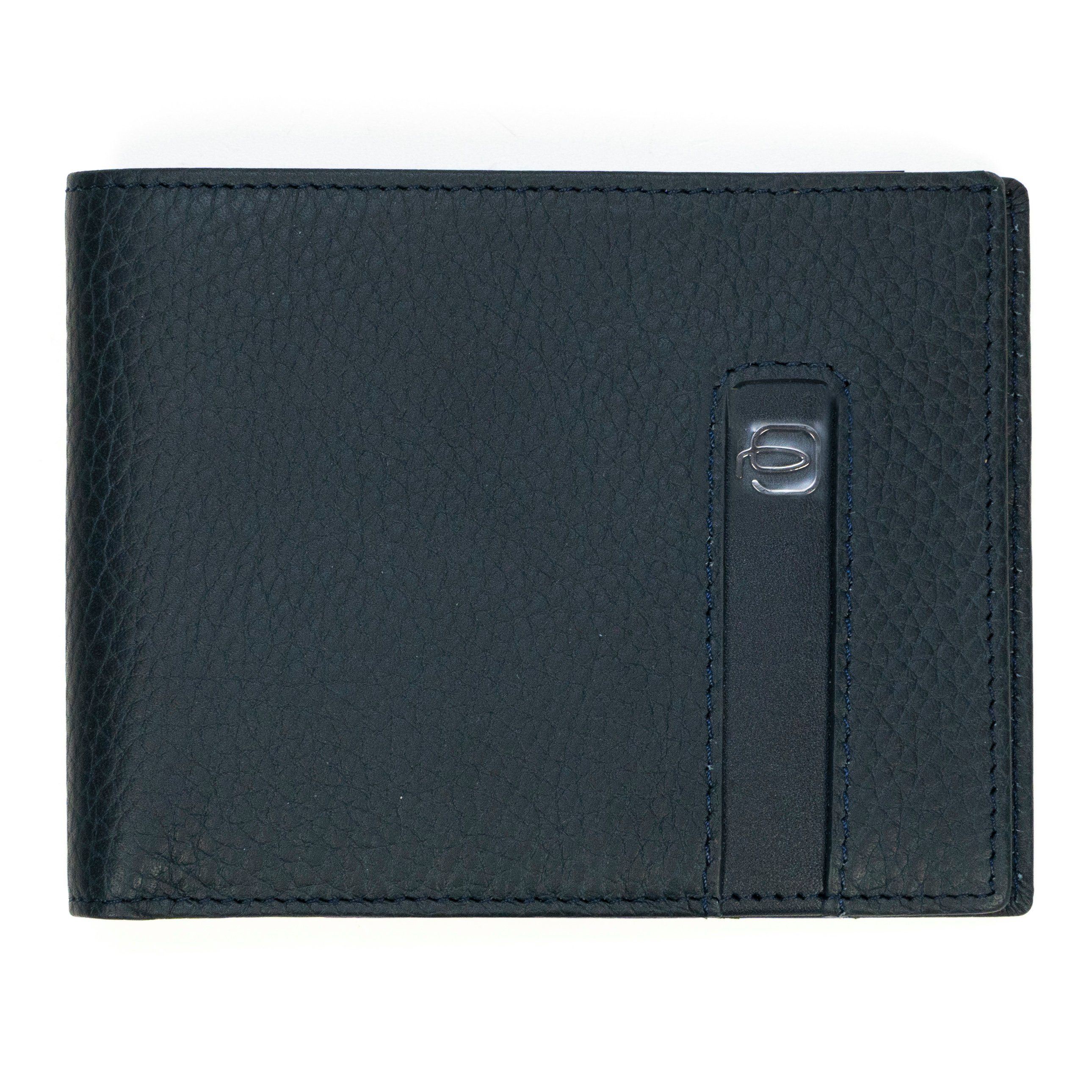 RFID PU1241S86, Herren Blau Piquadro Kartenschutz, Brieftasche