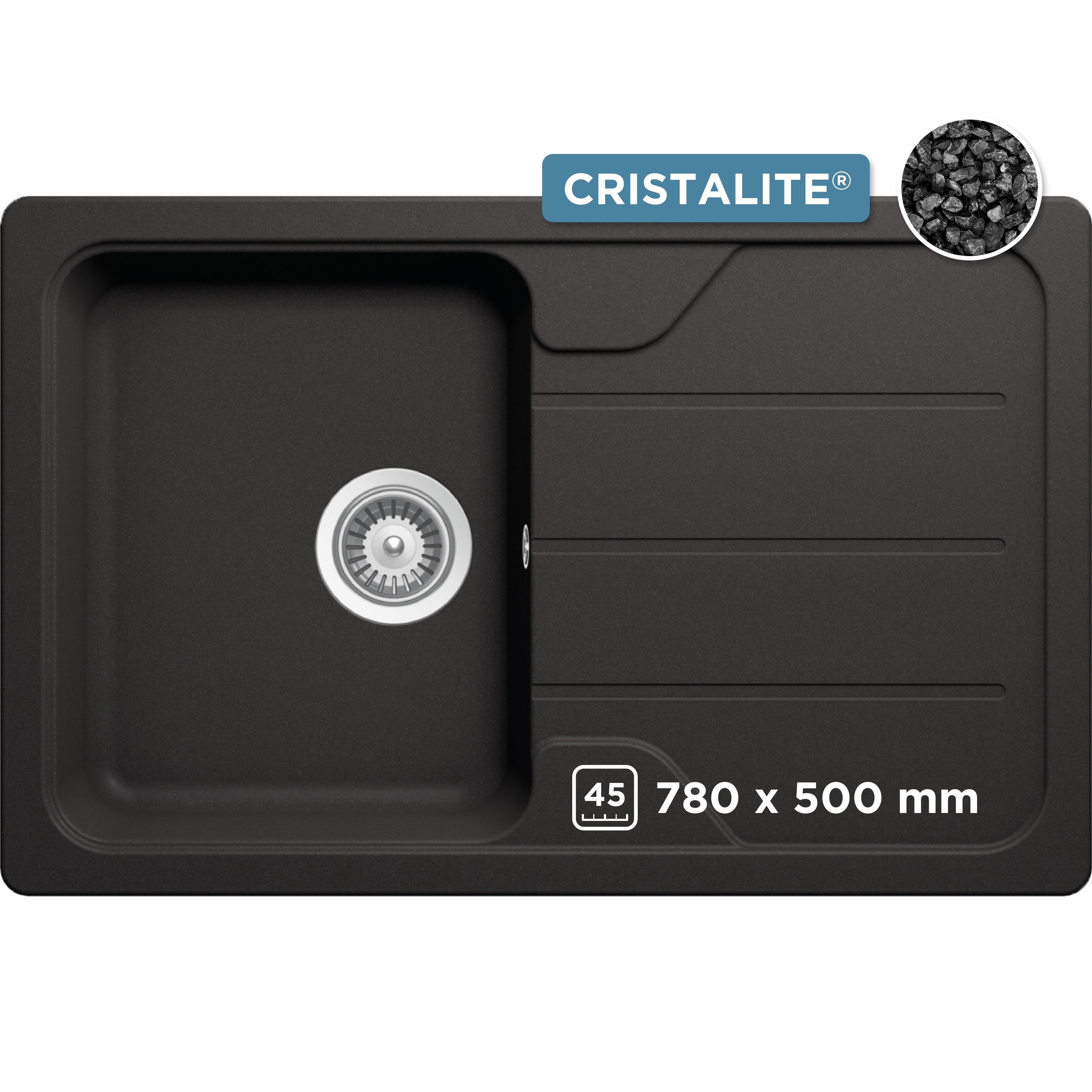 Schock Granitspüle Formhaus Mini, rechteckig, 78/50 cm
