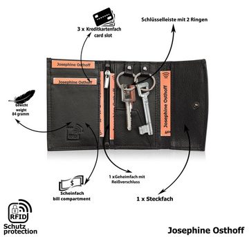 Josephine Osthoff Schlüsseltasche Ring Schlüsseletui schwarz
