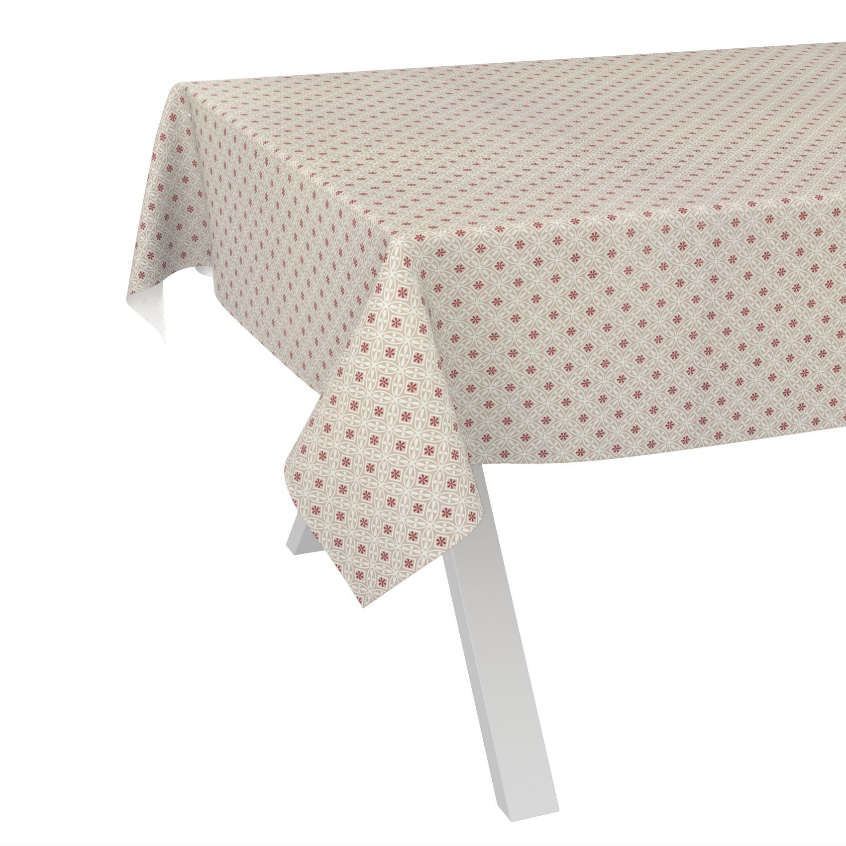 ANRO Tischdecke Wachstuch abwaschbar Italien Tischwäsche (Einzelstück 1-tlg), wasserabweisend pflegeleicht Gepunktet Rot 100x140cm