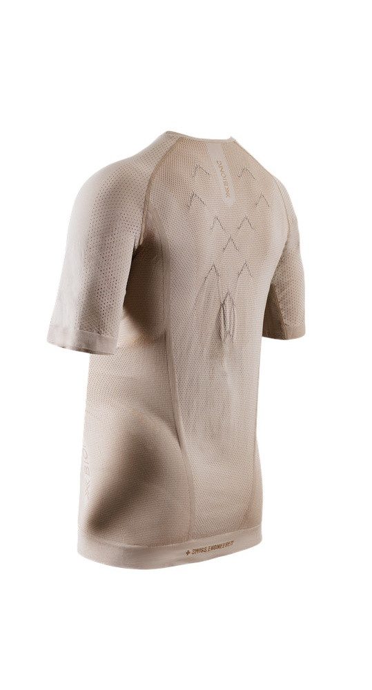 X-Bionic Laufshirt Xceed Ride Run Shirt (optimale Thermoregulation) sandbraun Herren