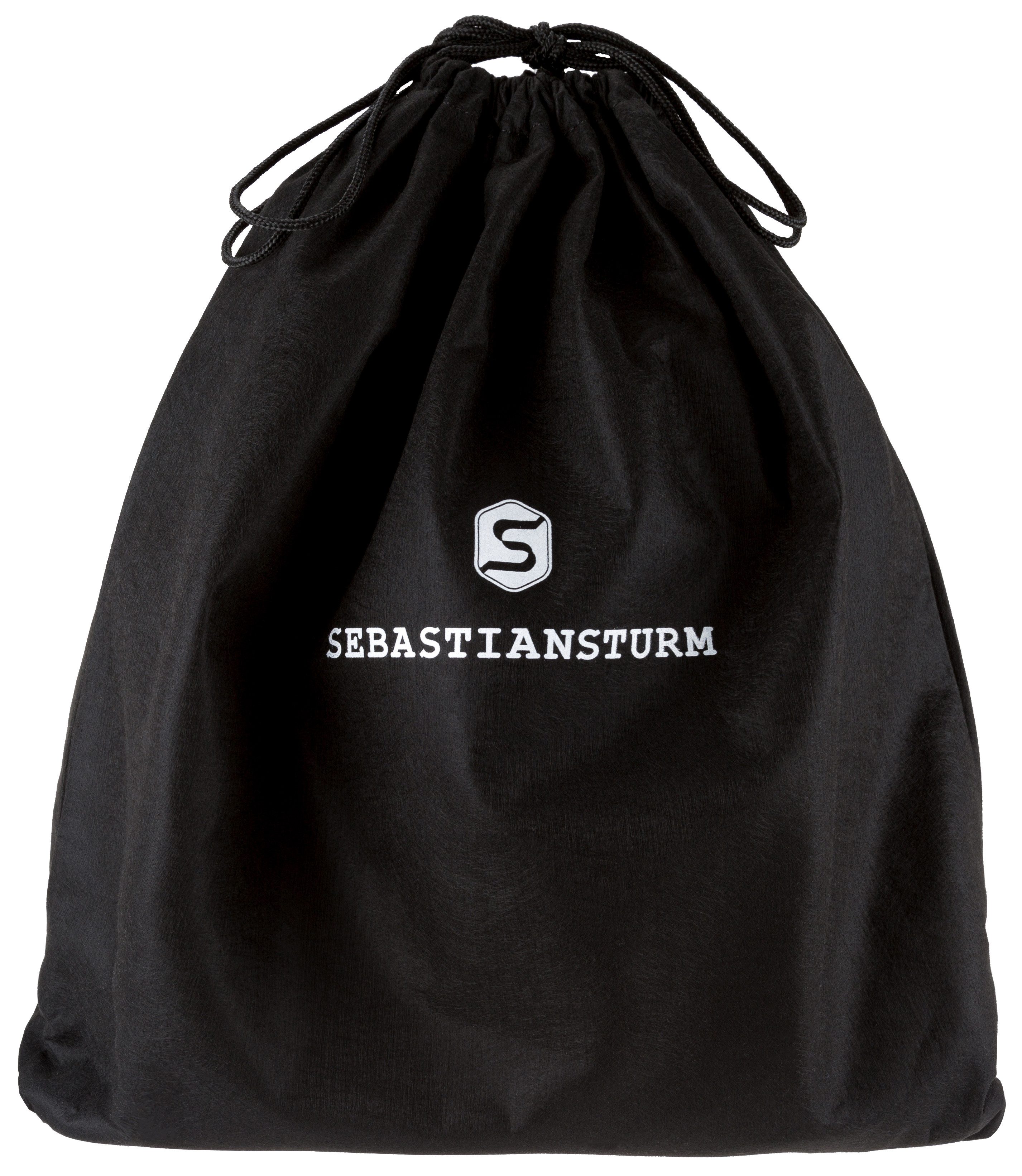 Sebastian Sturm Geldbörse SEBASTIANSTURM Schultertasche LAURA Handtasche Damen Kalbsleder und Ec