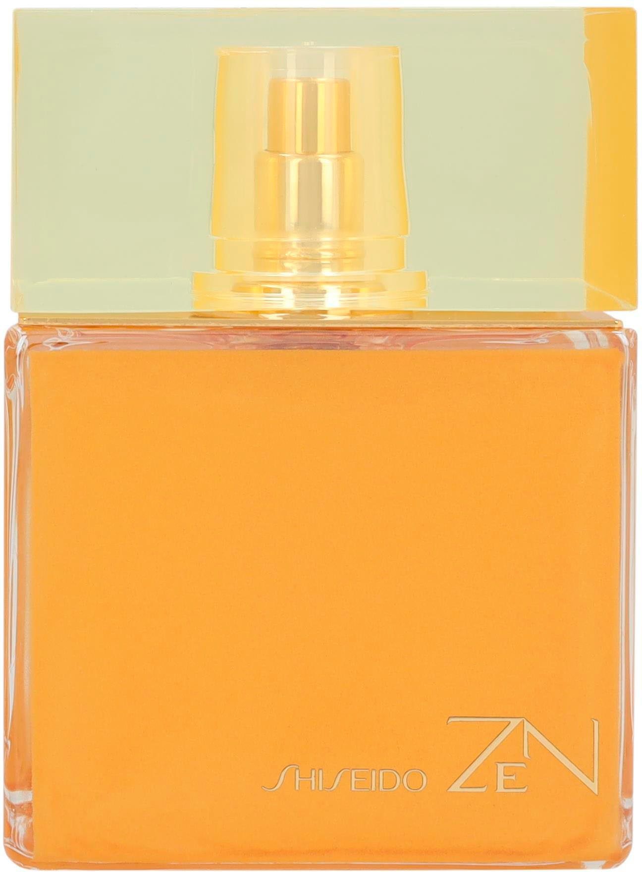 SHISEIDO Eau de Parfum Zen For Women, Blumiger Duft mit Ananas, Pfirsich, Freesie, Lotusblüte und Moschus.