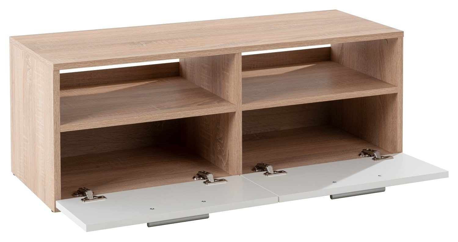 TV-Schrank TV-Lowboard RANA, Breite 95 cm mit 2 Klappen – Bild 4 von 5