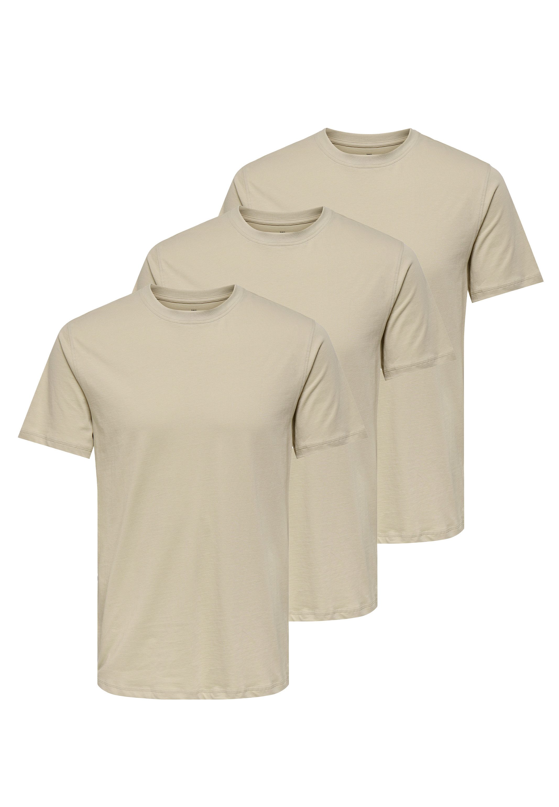 ONLY & SONS T-Shirt 3er Pack günstig online kaufen