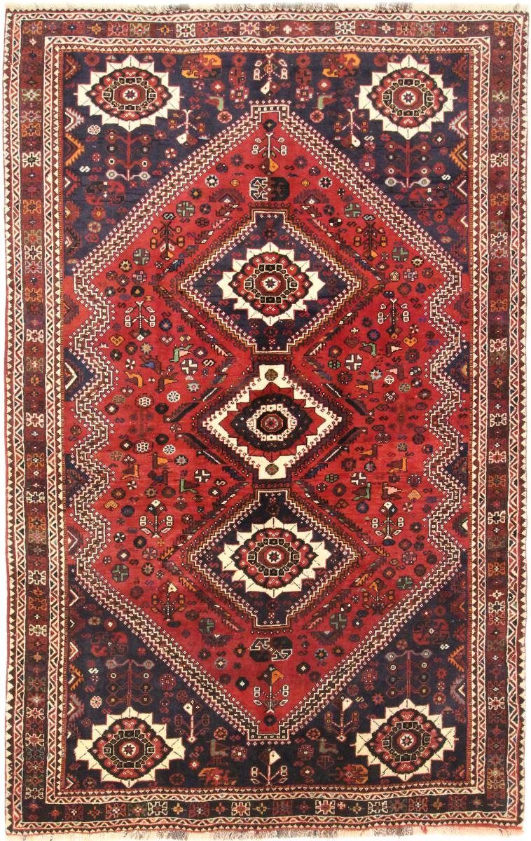 Orientteppich Ghashghai 174x274 Handgeknüpfter Orientteppich / Perserteppich, Nain Trading, rechteckig, Höhe: 12 mm