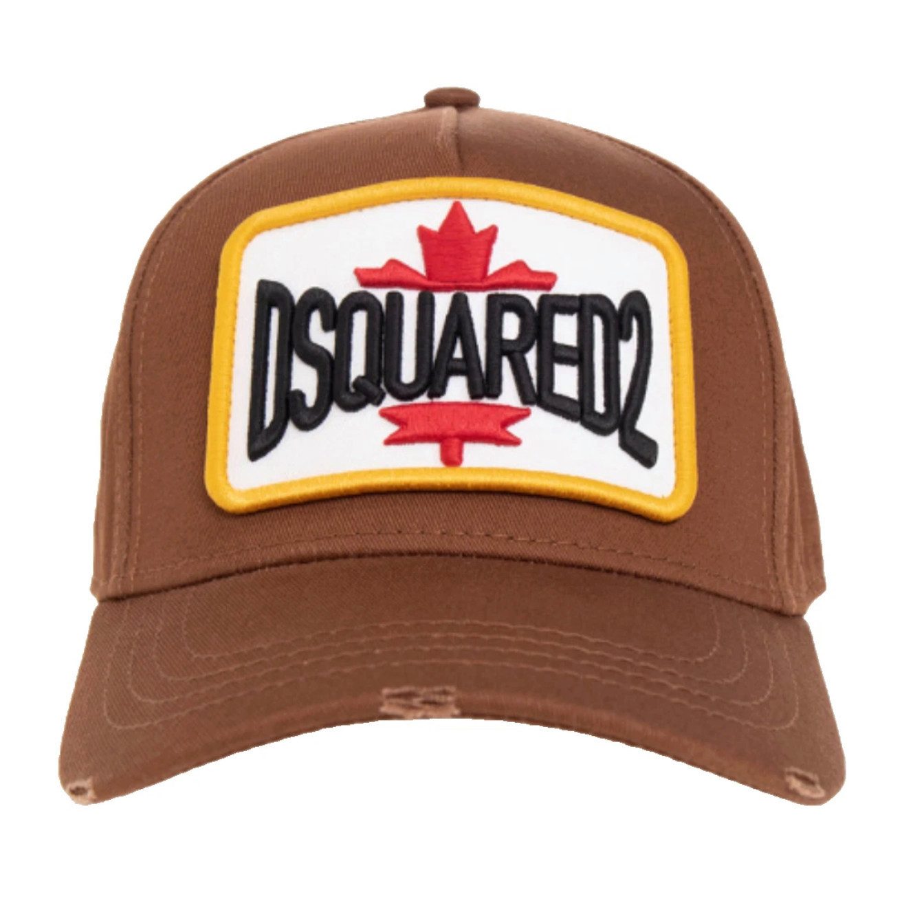 Dsquared2 Baseball Cap Family Business Baseballcap Icon Baseball Kappe Unisex goldfarbenen Stickerei „FAMILY BUSINESS