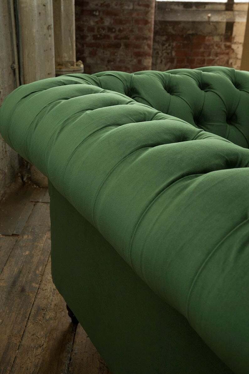 Sofa Sitz Polster 2 Sitzer JVmoebel Couch Chesterfield Textil
