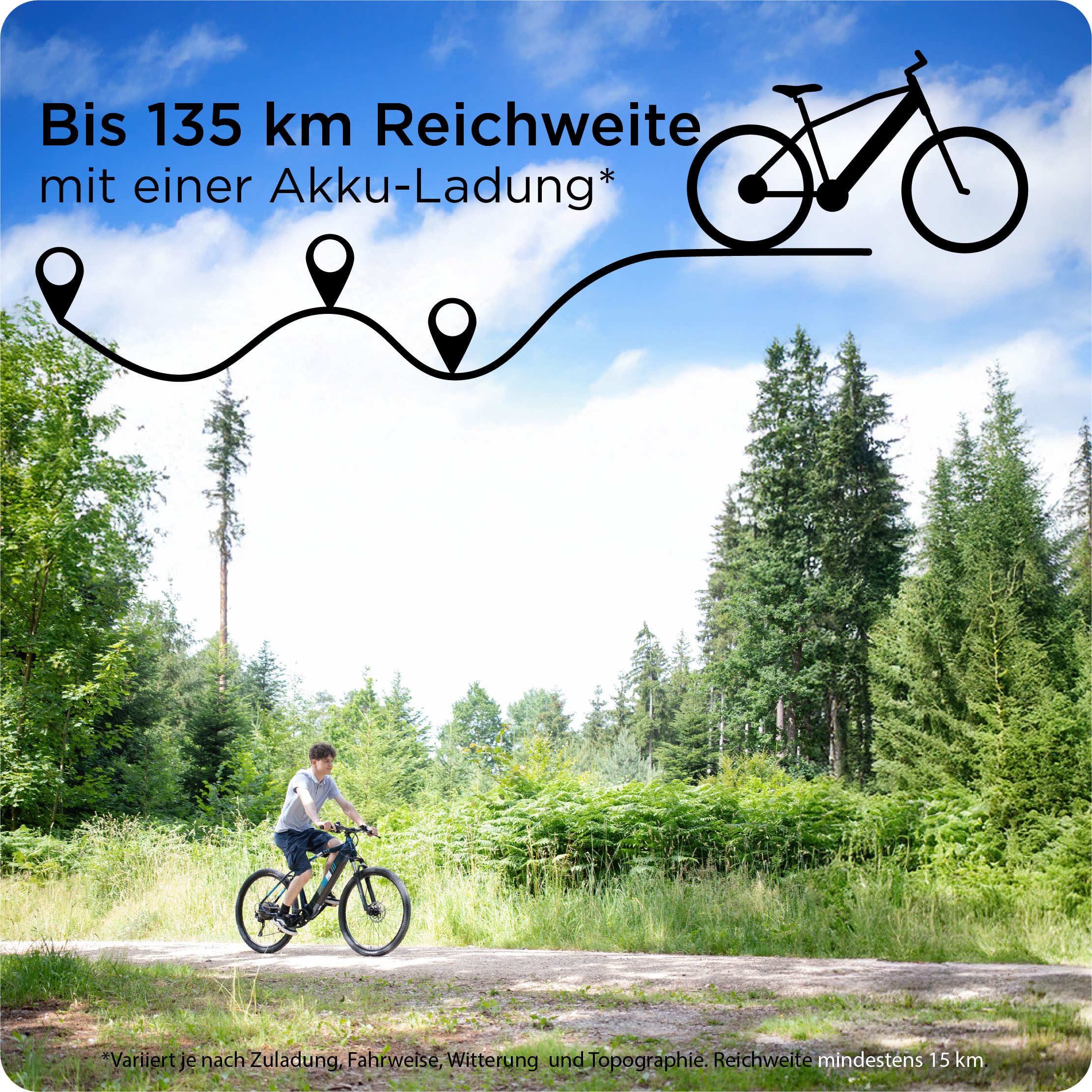 Zündapp E-Bike Mountainbike Z808, 10 Gang Shimano Deore RD-T6000 Schaltwerk, Kettenschaltung, Heckmotor, 550 Wh, Pedelec, Elektrofahrrad für Damen und Herren, MTB