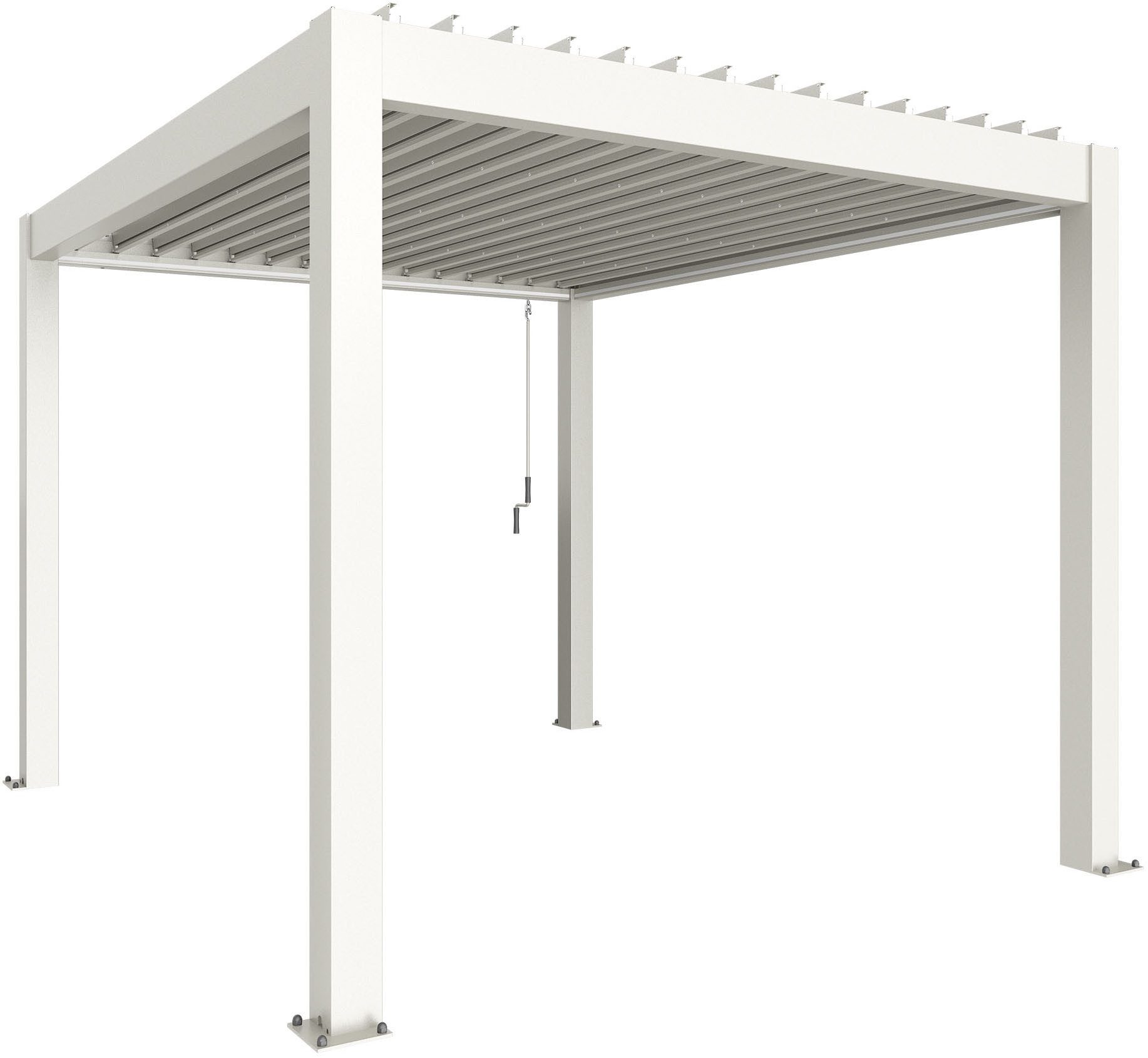 Biohort Pergola 3x3,5, verschiedene Farben, BxTxH: 312x367,5x264 cm, ausgezeichnet mit dem Red Dot Design Award