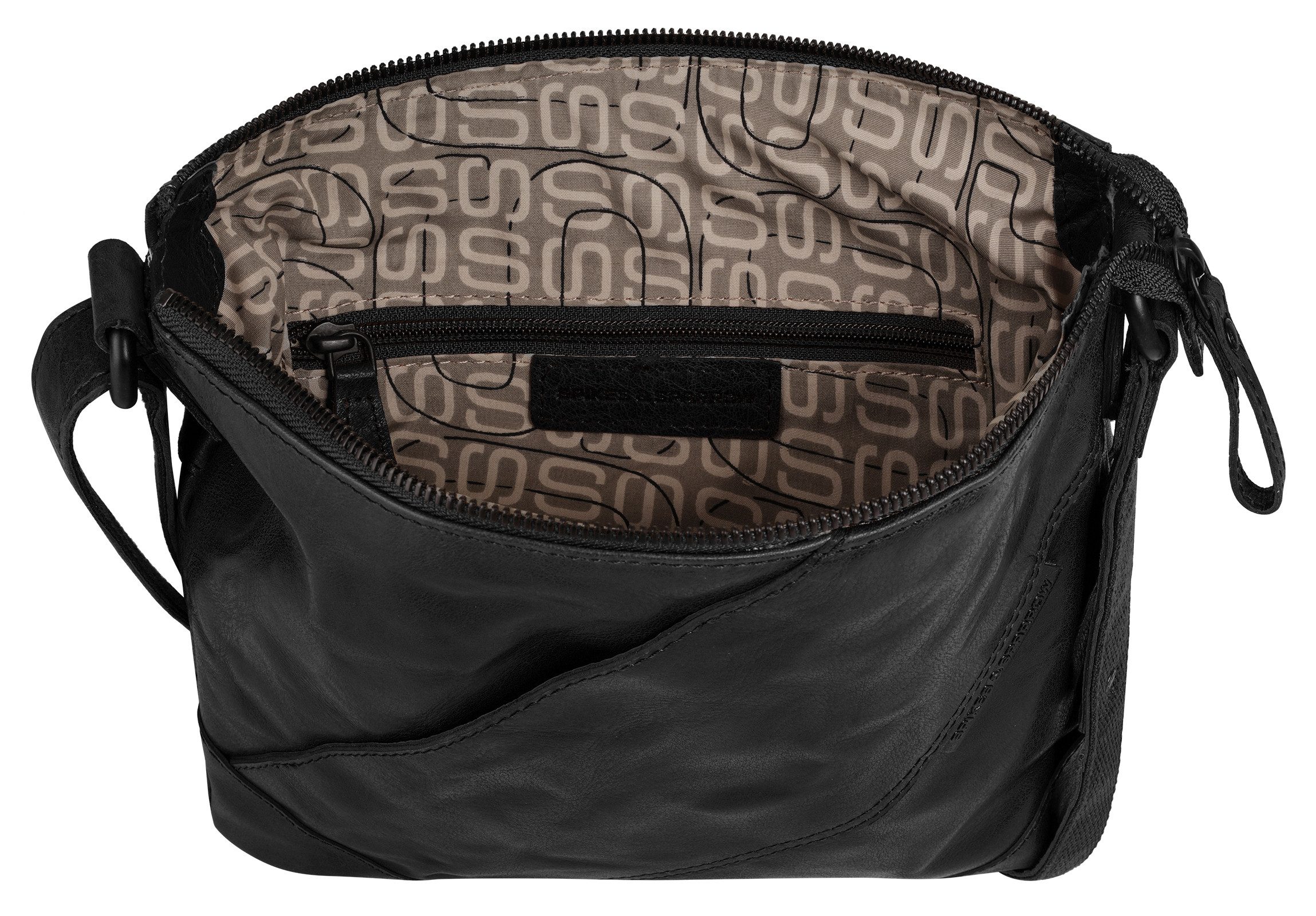 Spikes & Sparrow Umhängetasche, echt Leder