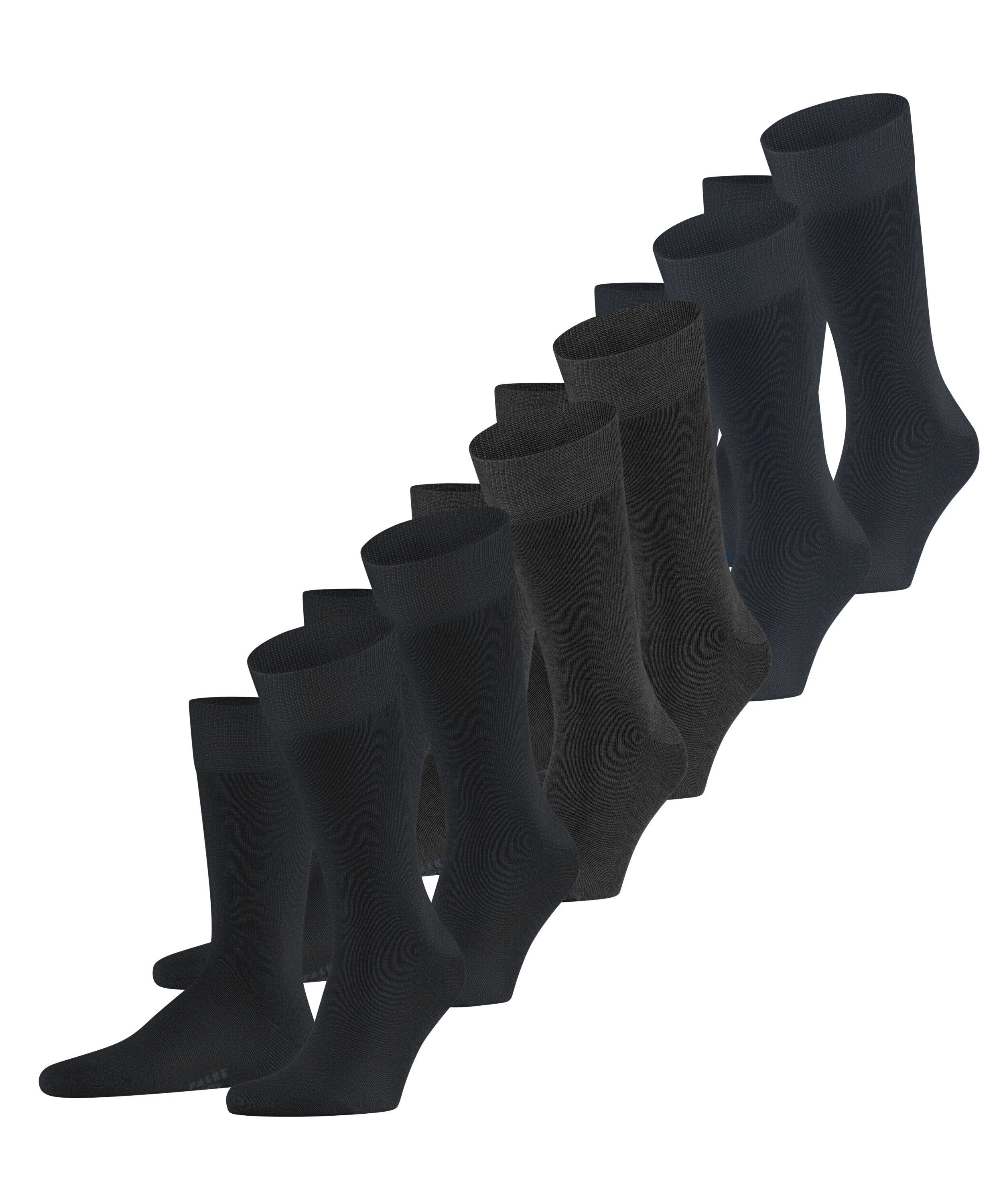 FALKE Socken FALKE Happy 6-Pack Herren (6-Paar) Set aus 6 Paar Baumwollstrümpfen