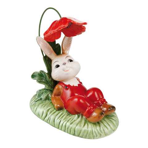 Goebel Osterhase Schattiges Plätzchen, Hase unter Mohnblume liegend (1 St)