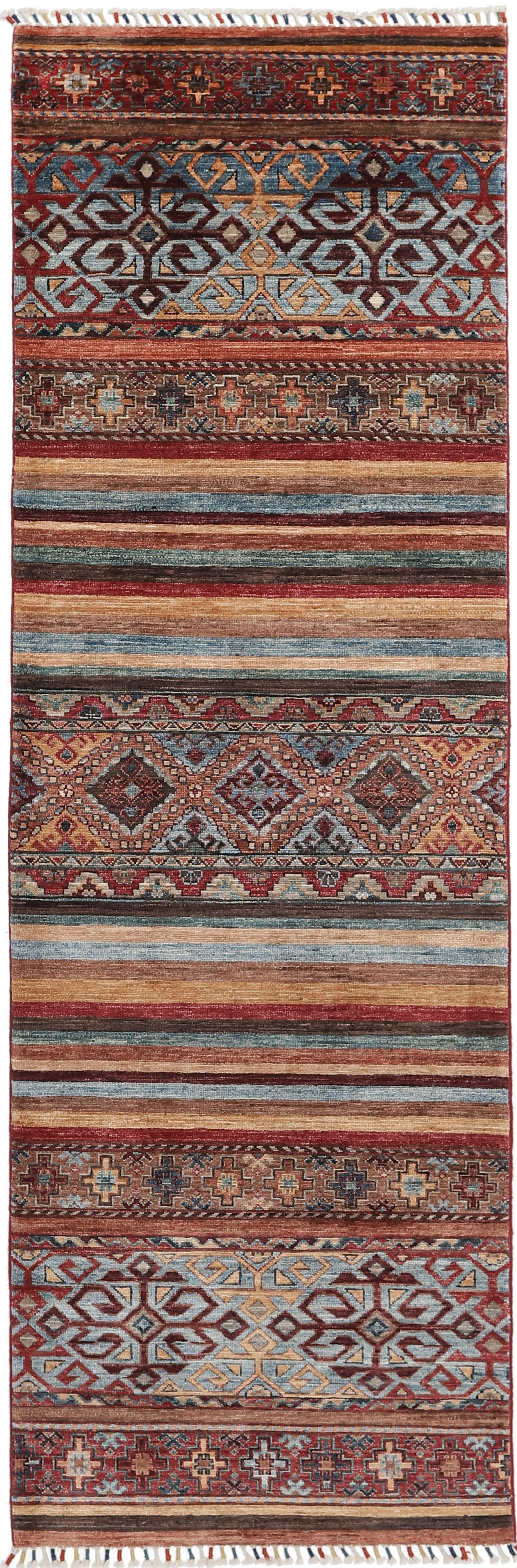 Carpet Avenue Teppich Ziegler Shabargan 274x83, Läufer, Höhe: 7 mm