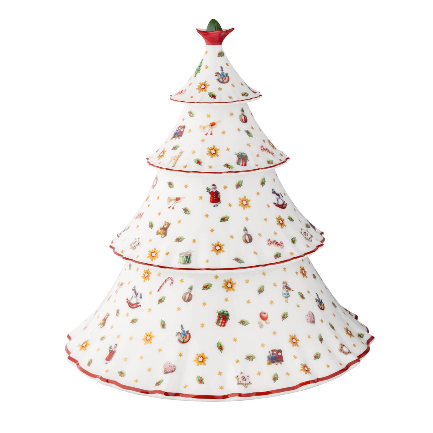 Villeroy & Boch Vorratsdose Toy's Delight Baum Dose, Porzellan, (1-tlg), Premium Porcelain, 1 Stck, Handw., mikrow.sicher