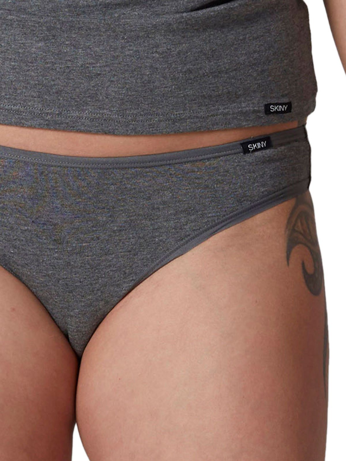 Skiny Bikinislip Damen Rio Slip 2er Pack Cotton Advantage (Packung, 2-St) extra flache Nähte