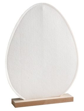 Osterei EASTEREGG, Weiß, H 41 cm, B 30 cm, MDF, Polyester (1 St)