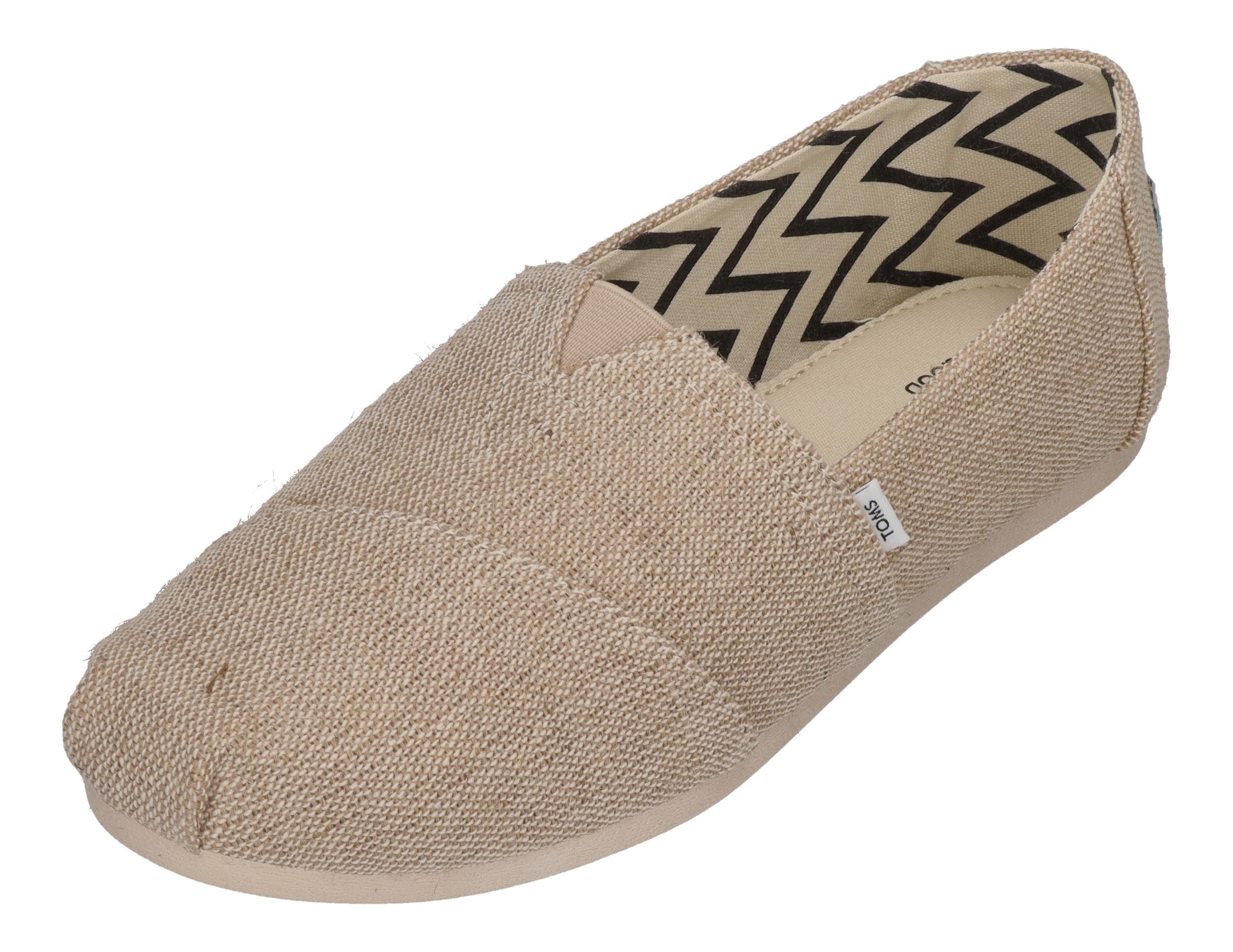 TOMS ALPARGATA WIDE Espadrille Natural Undyed Wide Heritage