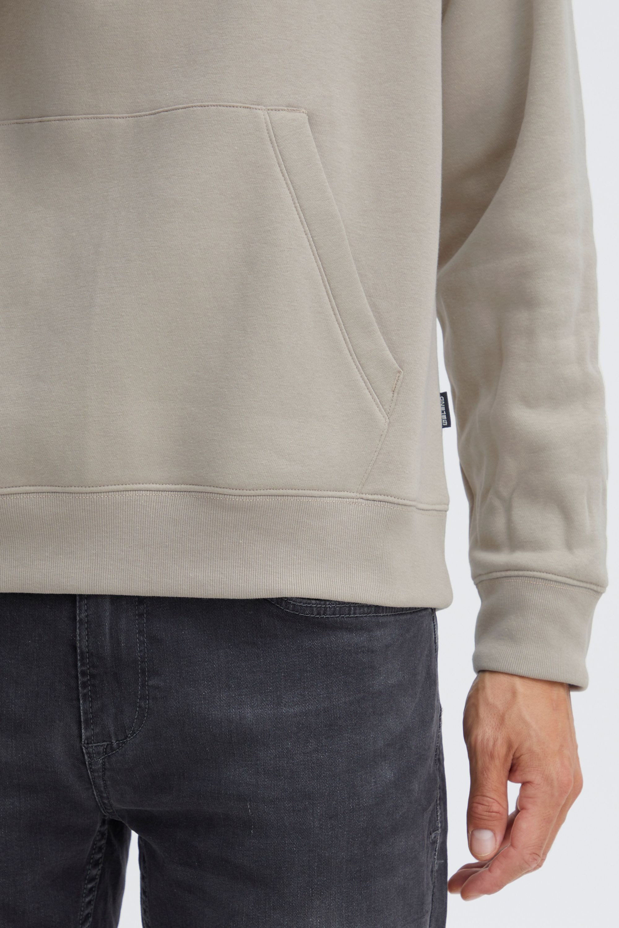 Blend Kapuzenpullover BHDownton Klassisches Sweatshirt mit Rundhalsausschnitt und Kängurutasche