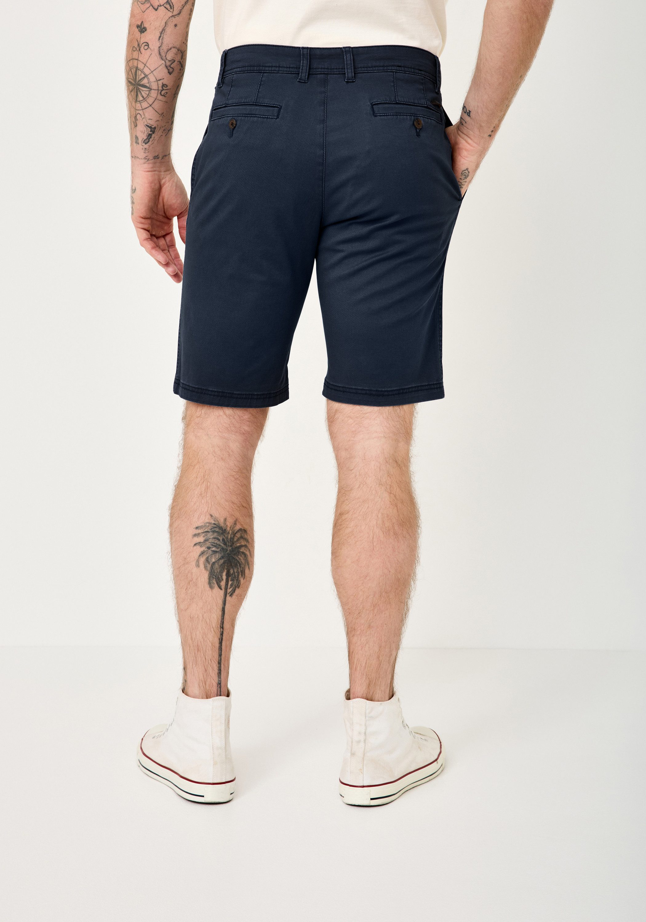 Redpoint Chinoshorts Surrey Chino Stretch-Bermudas mit Printmuster