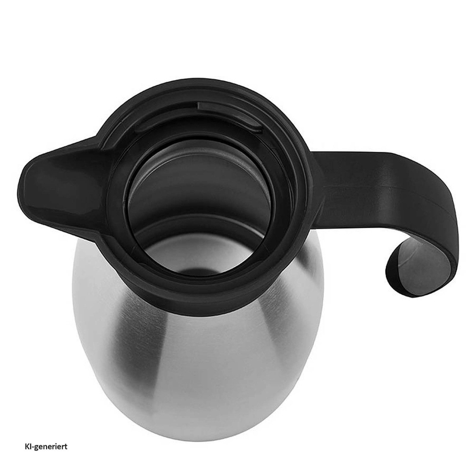 Emsa Isolierkanne Isolierkanne Soft Grip, 1 l, Einhandbedienung zum genauen Dosieren