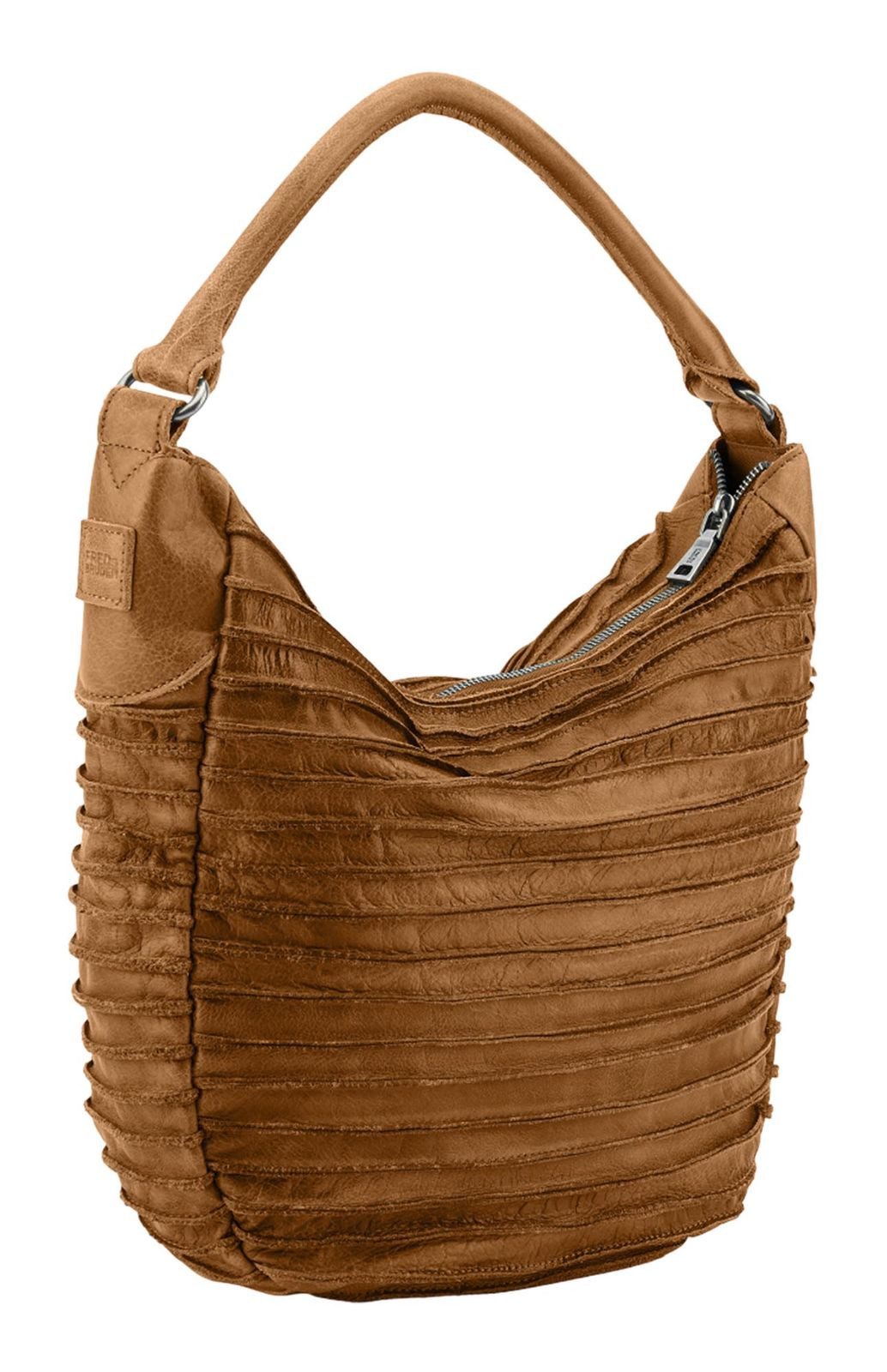 FREDsBRUDER Schultertasche Riffeltier S, aus echtem Leder