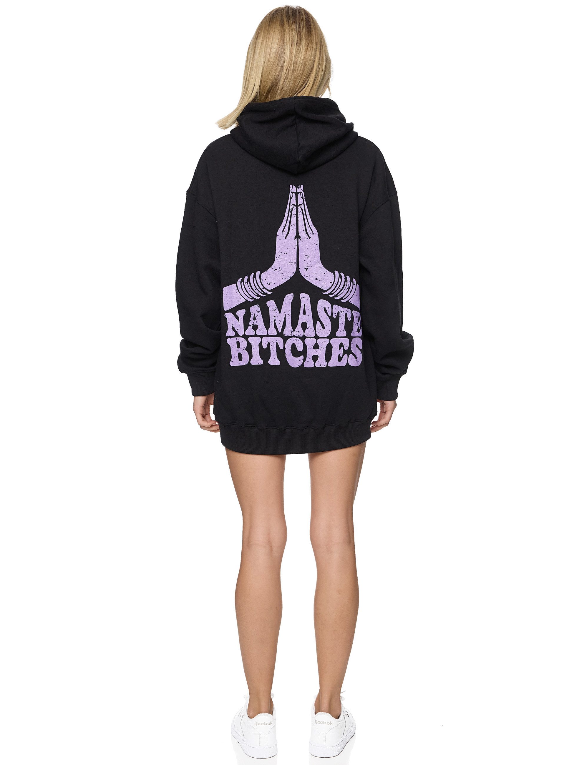 Worldclassca Hoodie Worldclassca Oversized Hoodie NAMASTE Kapuzenpullover Sweatshirt