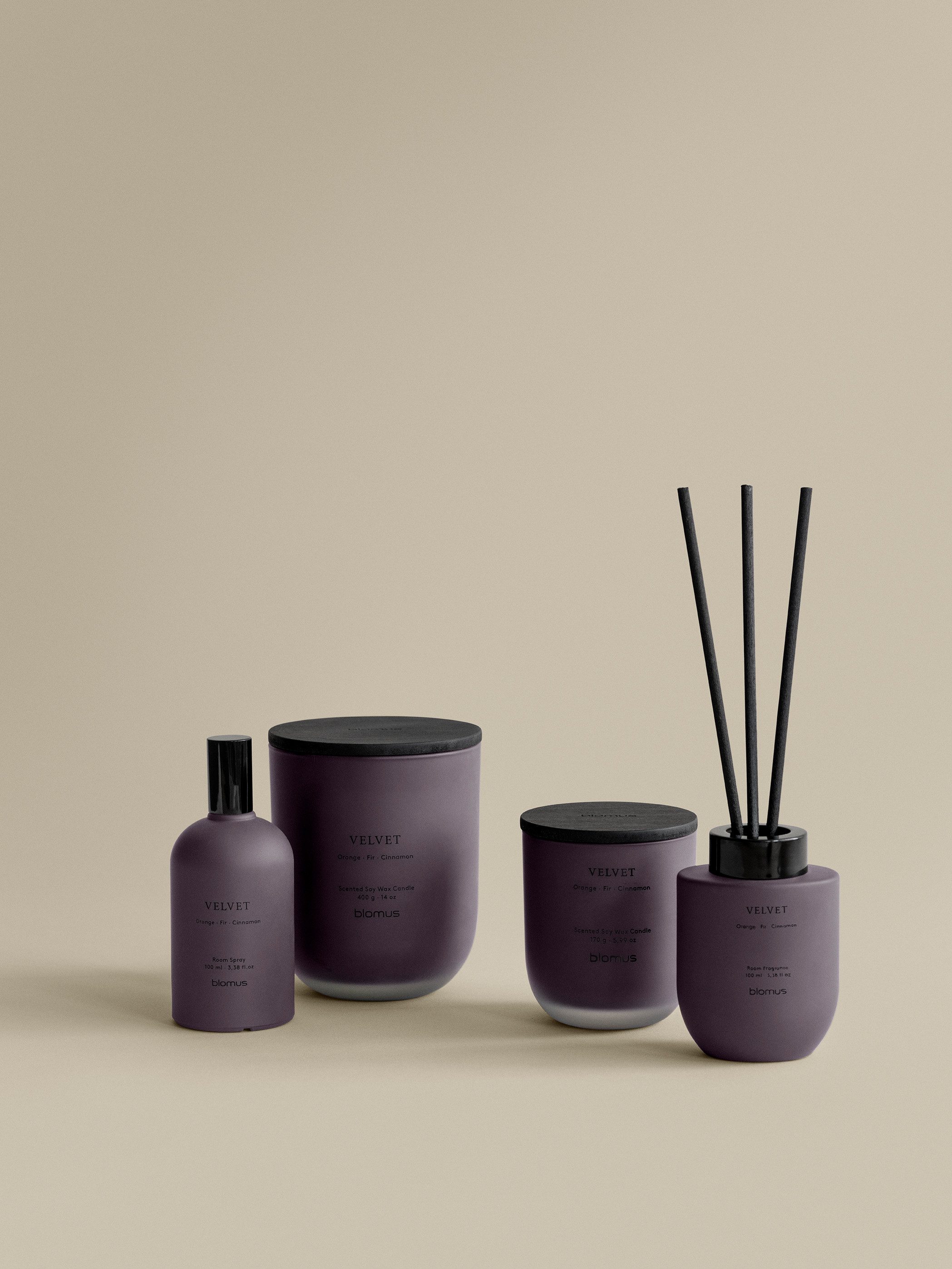 blomus Duftkerze -TUOKSU- Raumduft Kerze, Deko Kerze: Modernes Design aus Glas (1-tlg), Frische Düfte, Natürlicher Sojawachs, Ruhig & entspannend