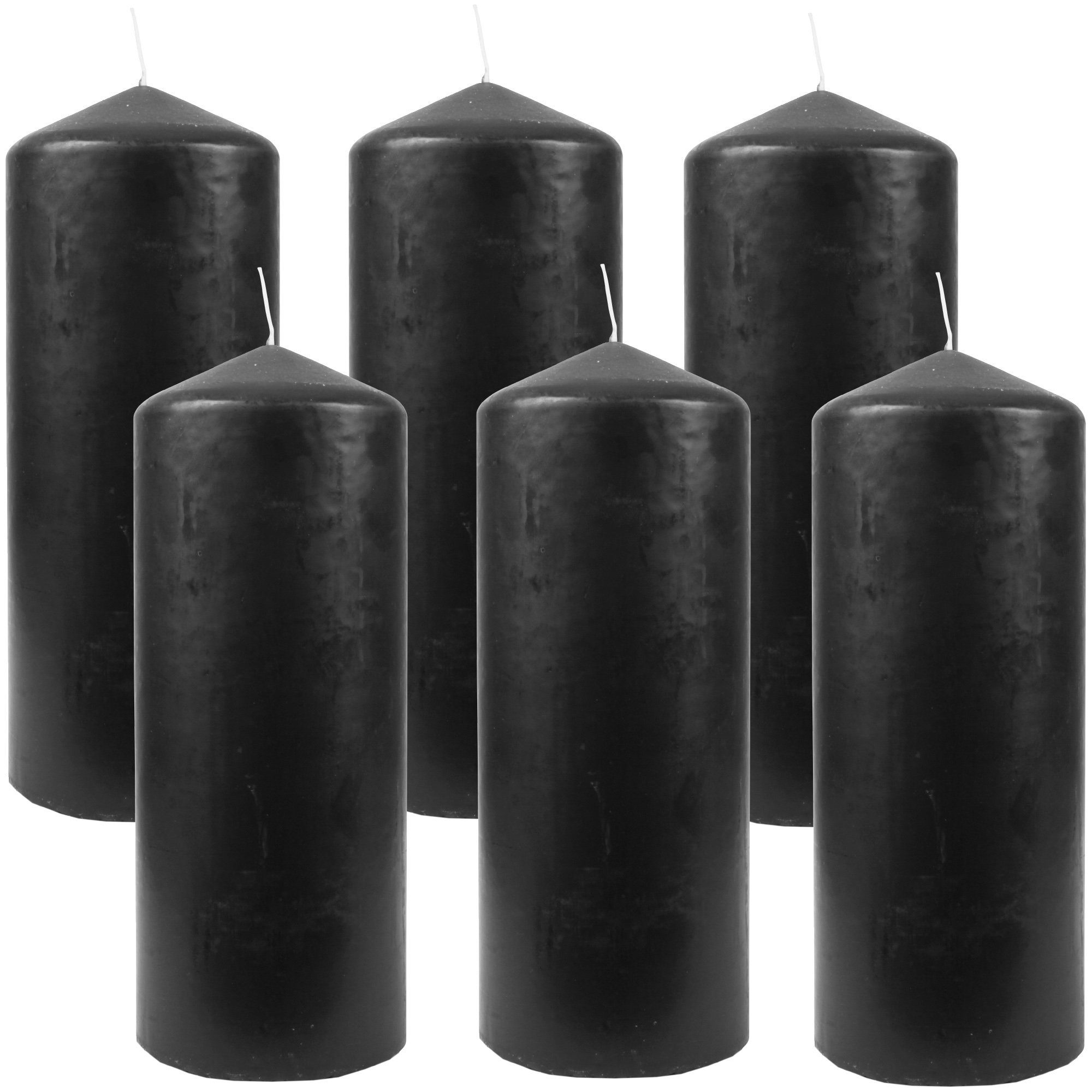 HS Candle Stumpenkerze Blockkerze (6-tlg), Wachskerzen günstig online kaufen