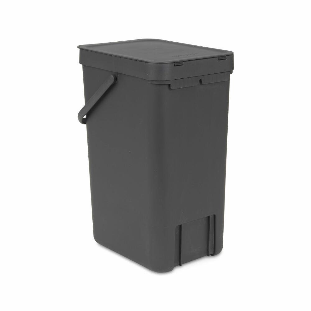 Brabantia Mülleimer Sort & Go Grey 16 L