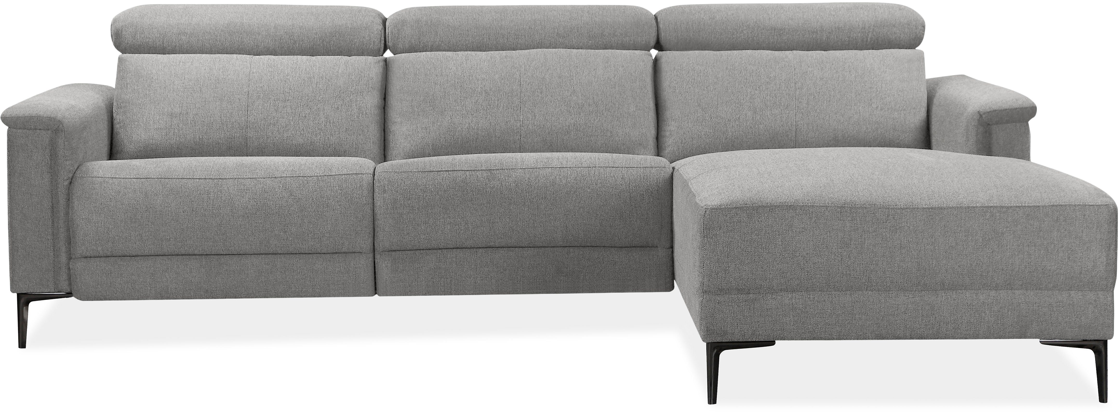 Home affaire Ecksofa LUND, L-Form, 261cm, man. o. elektr. Relaxfunktion (mit USB-A), und Kopfteilverstellung. Reduzierter Preis € 999,99. Unverbindliche Preisempfehlung € 2.499,00