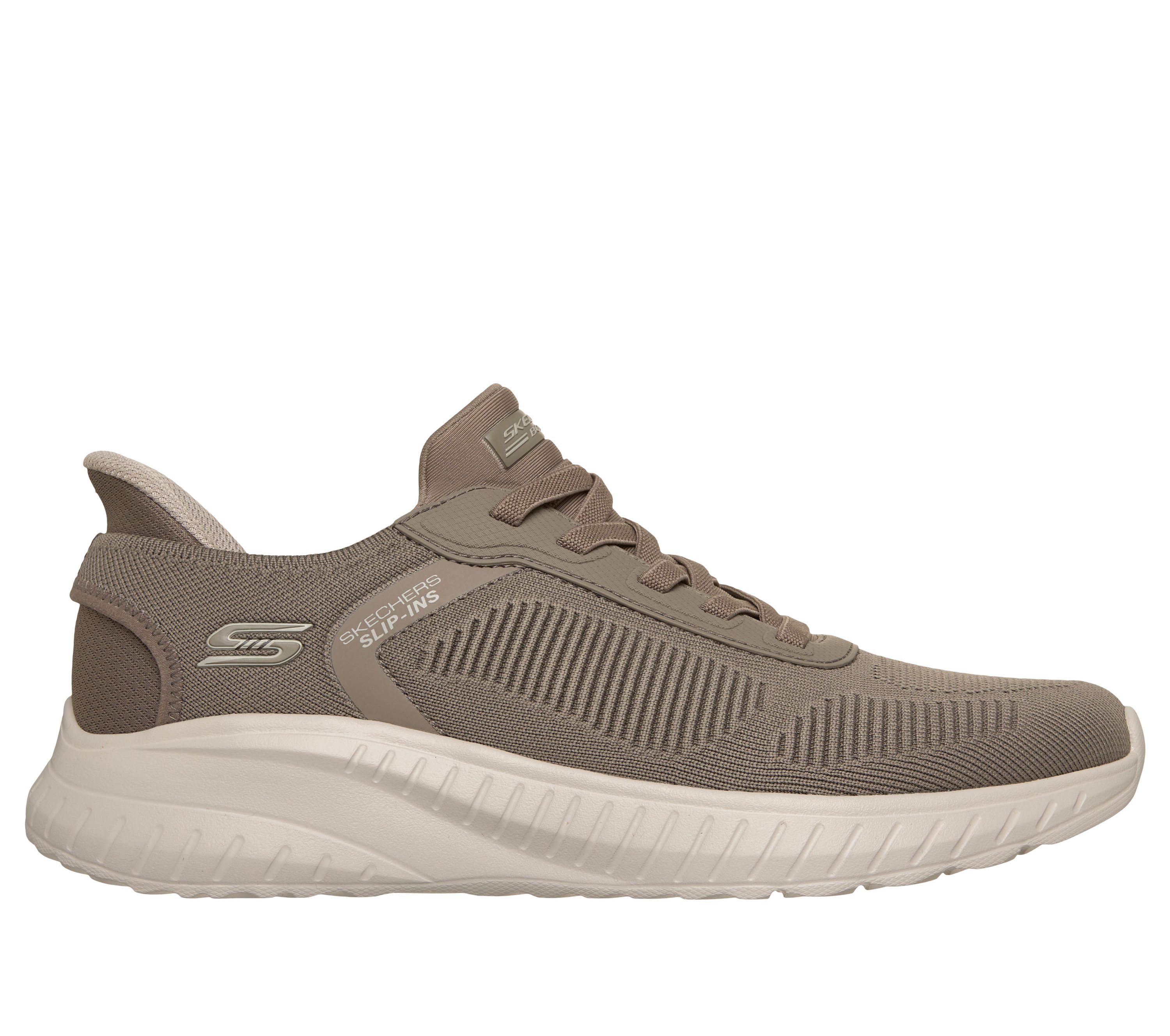 Skechers BOBS SQUAD CHAOS-SOLID STEP Slip-On Sneaker Schlupfschuh, Slipper, Sneaker zum Schlupfen