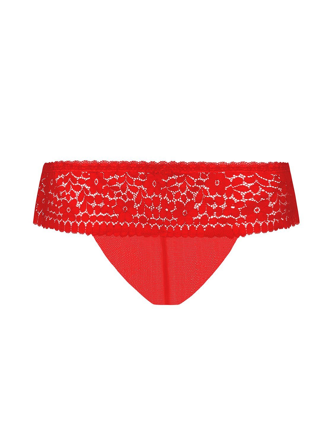 Übergrößen Panty Blossmina Spitze rot Panty Obsessive in mit (einzel, 1-St) Slip