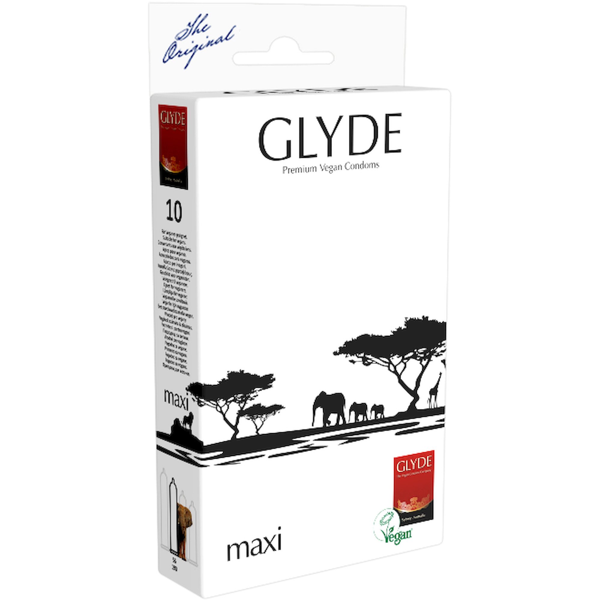 Glyde Kondome Glyde Ultra Single: Maxi, 10 vegane Kondome (XL)