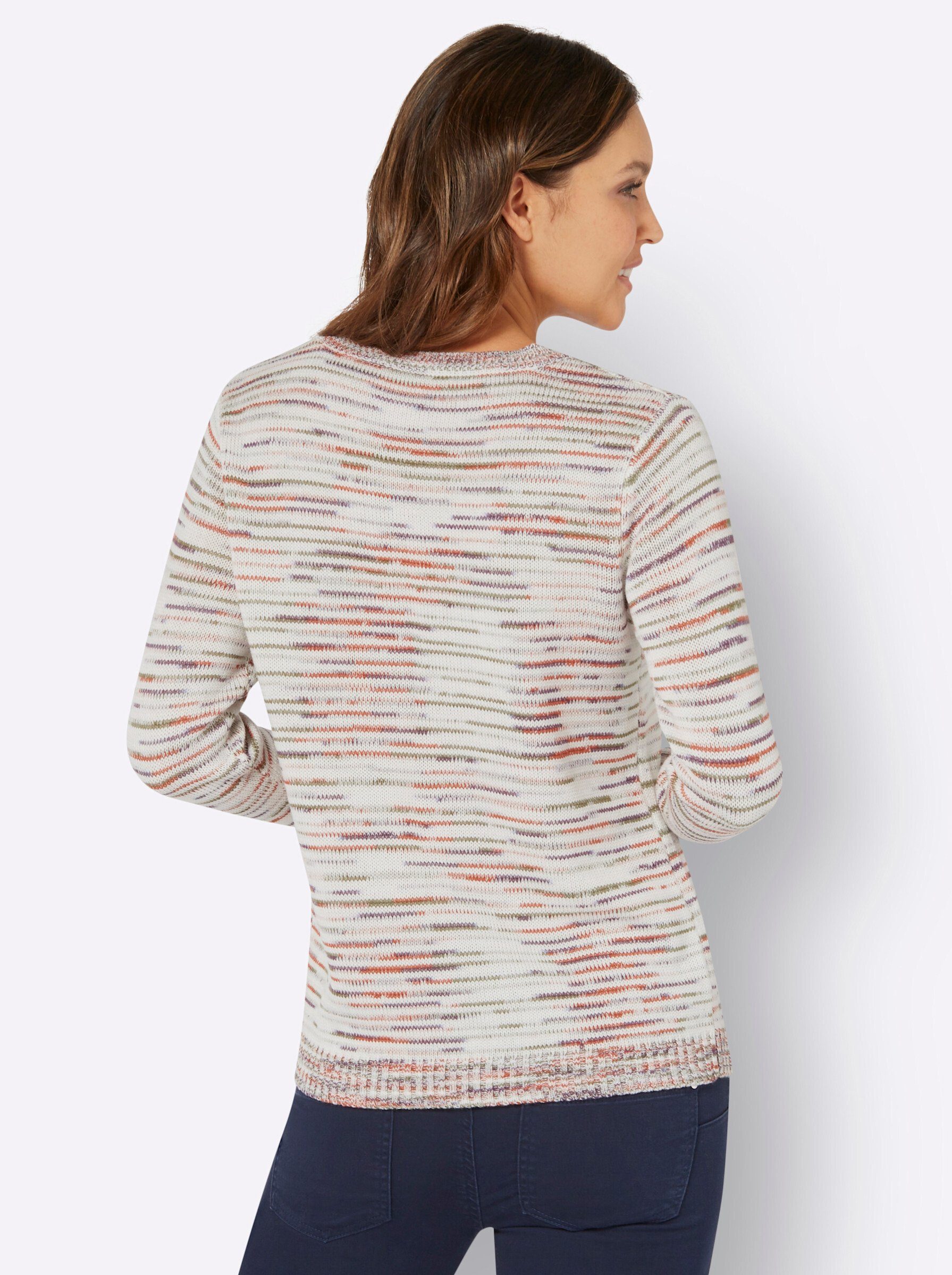 Sieh an! Strickpullover Rundhals-Pullover günstig online kaufen