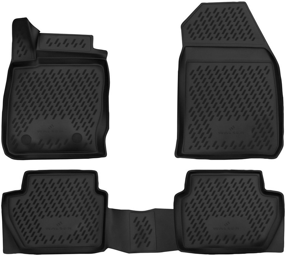 WALSER Passform-Fußmatten XTR (4 St), für Ford Ecosport, 2. Generation  09/2011 - Heute
