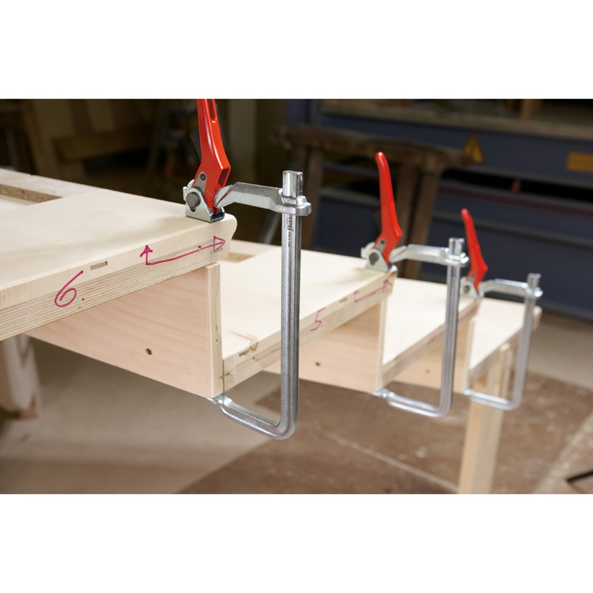 Bessey Schraubzwinge BESSEY Hebelzwinge classiX GSH16, Zwinge, (160