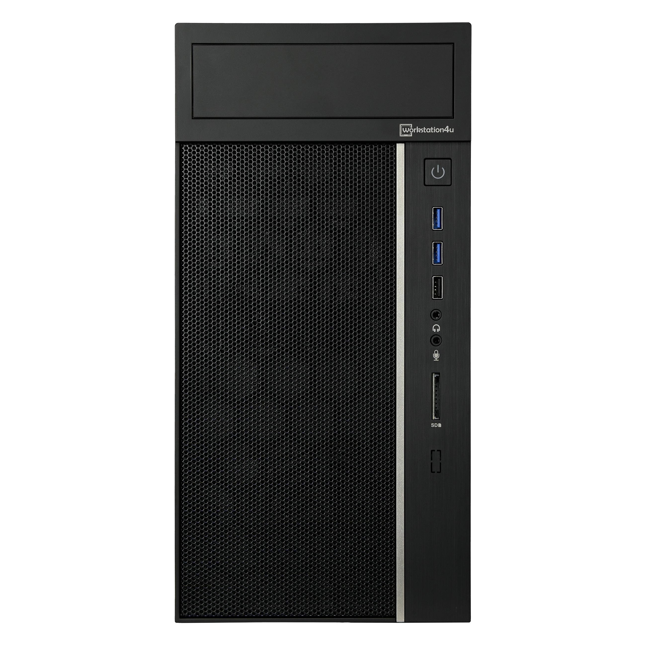 Workstation4u mATX System Tower Business-PC (Intel Core Ultra 7 265K, 64 GB RAM, 2000 GB SSD, Luftkühlung)