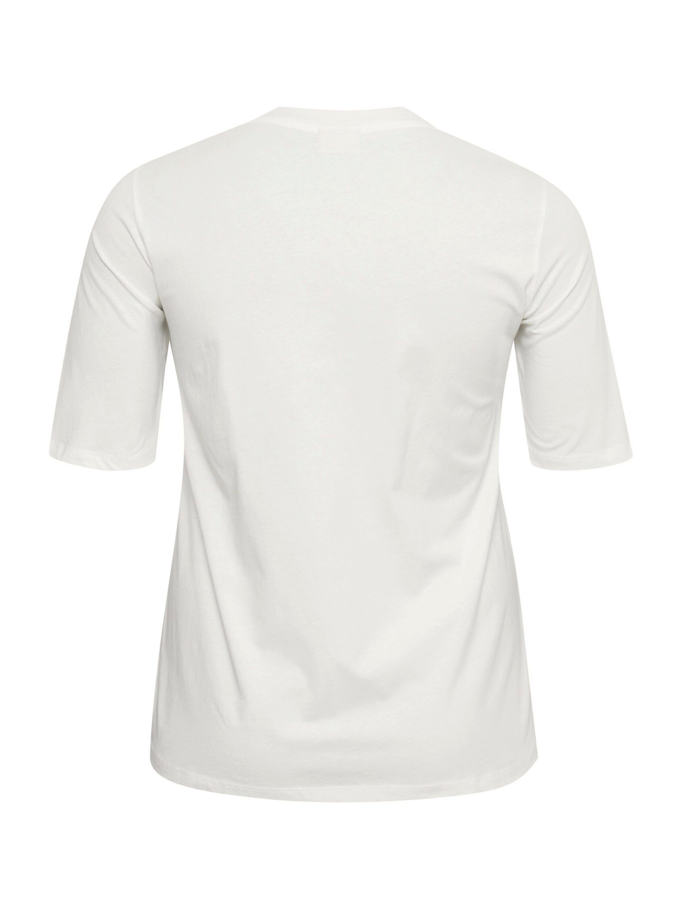 Cinna KAFFE Curve Pailletten (1-tlg) T-Shirt