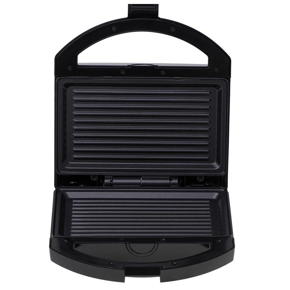 Adler Kontaktgrill AD 3068, Sandwichmaker, elektrisch, Antihaftbeschichtung, schwarz