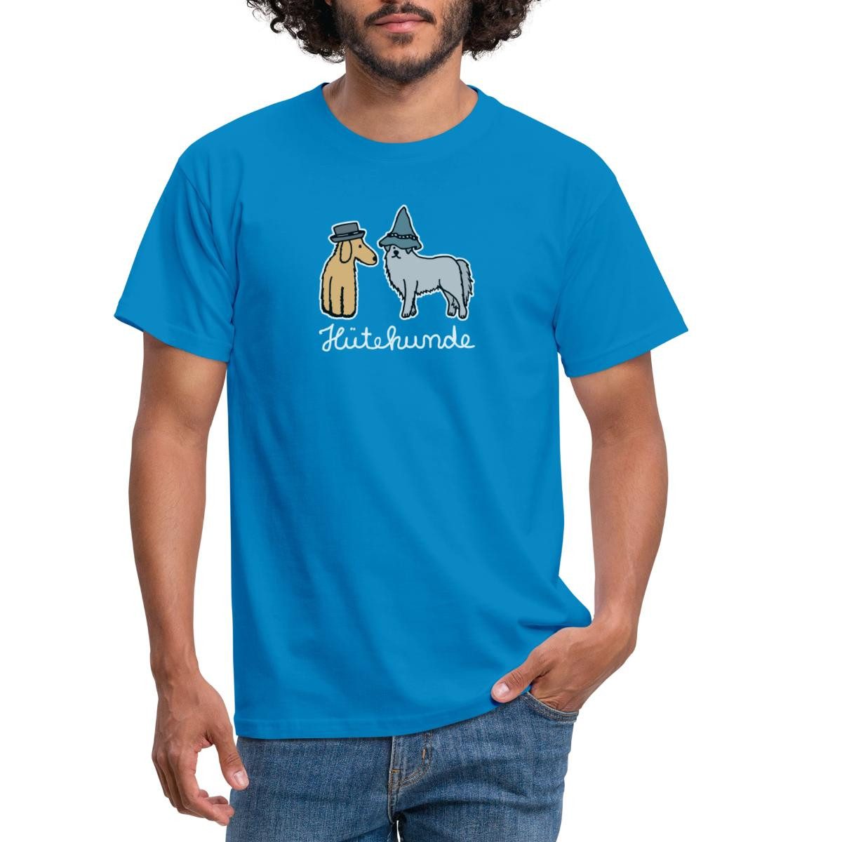 Spreadshirt T-Shirt Hütehunde Hunde Mit Hut günstig online kaufen