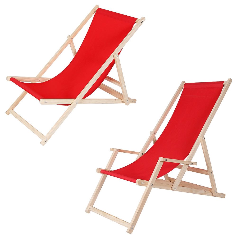 Feel2Home Gartenliege Gartenstuhl Strandliege Liegestuhl Gartenliege Sonnenliege ver. Farben, Stück, Inkl. Sicherung gegen ungewolltes Zusammenklappen