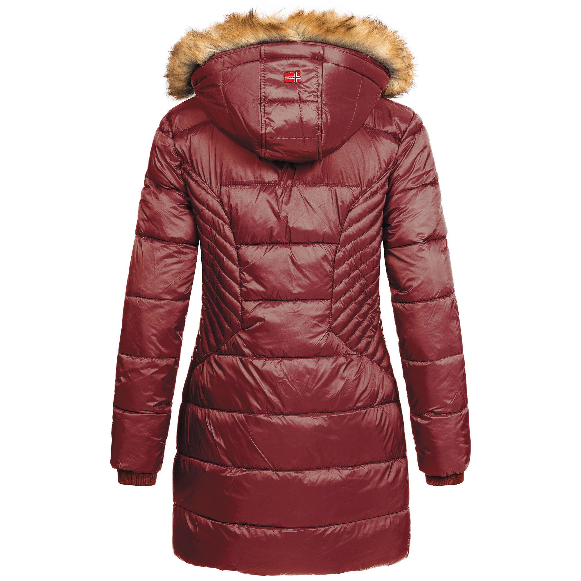 Geographical Norway Parka Damen Outdoor Winter Jacke Mantel Parka lang gesc günstig online kaufen