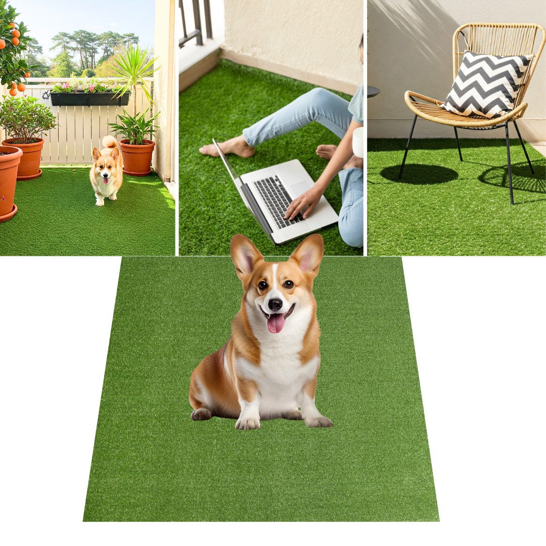 Tapiso Rasenteppich CANYOO, rechteckig, Höhe: 7 mm, Wetterfest Schnelltrock günstig online kaufen
