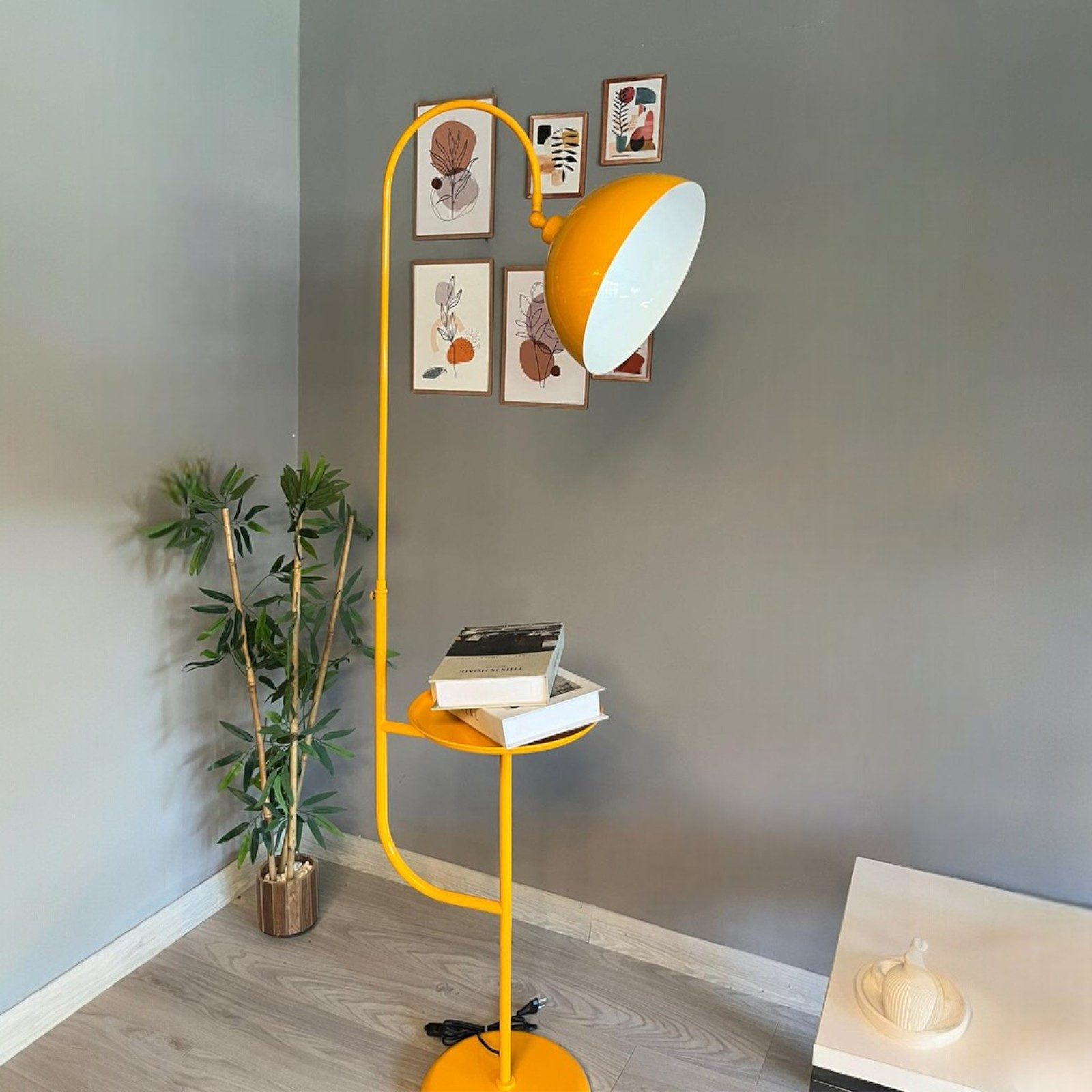 Bamyum Stehlampe Moderne Stehlampe aus Metall mit E27, verstellbarer Lampen günstig online kaufen