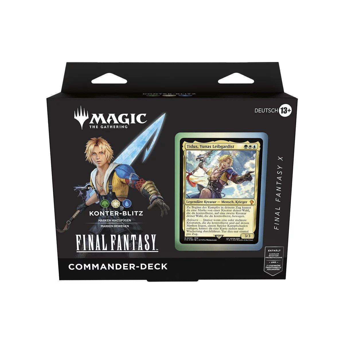 Wizards of the Coast Sammelkarte MTG Final Fantasy X: Commander Deck Konter-Blitz (deutsch)