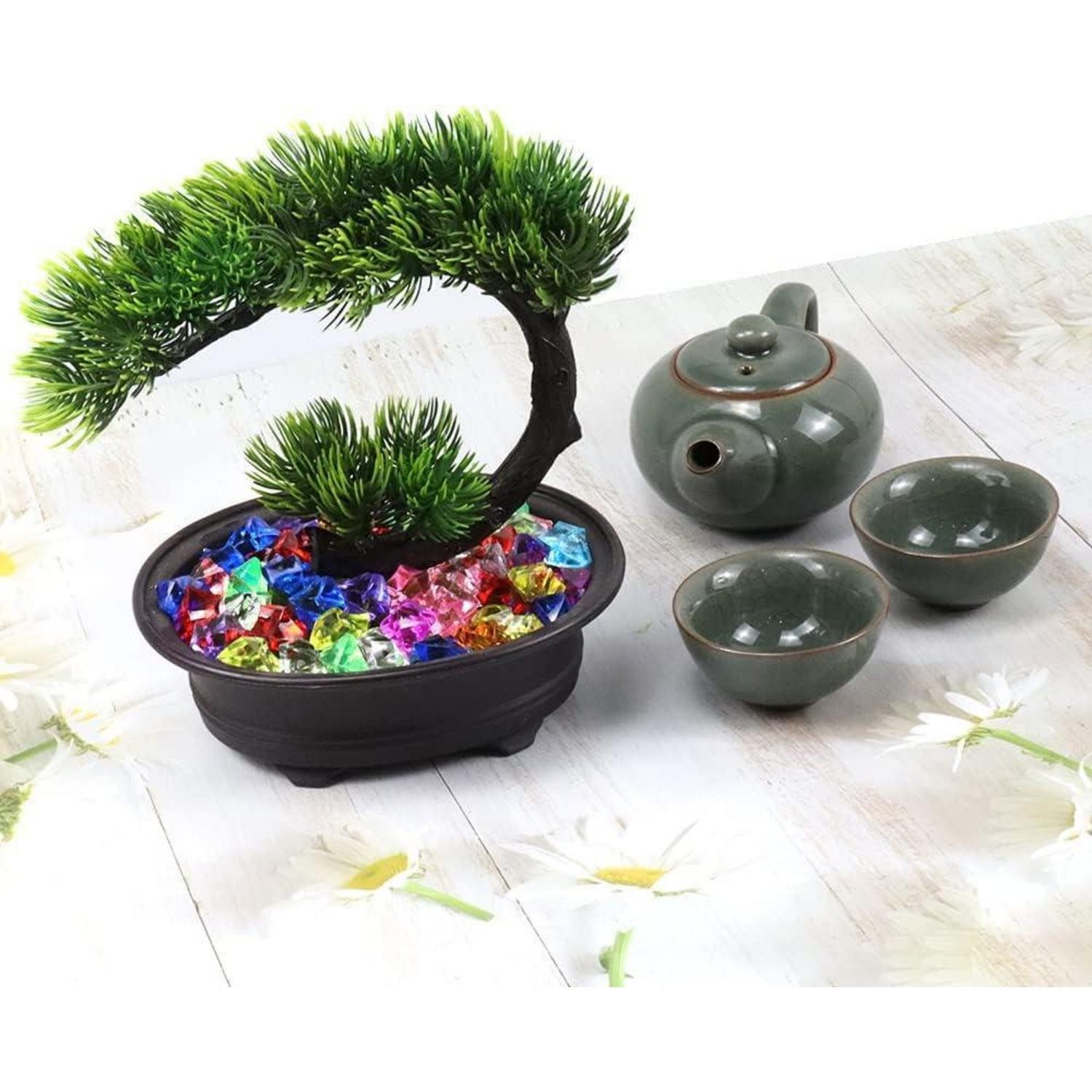 LuxusKollektion Edelstein 300 Stück Glassteine bunt Kinder Edelsteine Deko Diamanten Aquarium – Bild 4 von 5