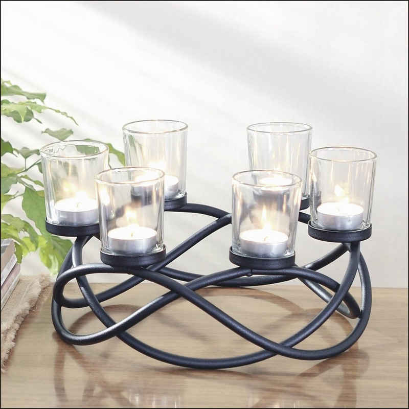 GartenHero Teelichthalter »Kerzenständer Kerzenhalter Kerze Kerzen Teelichter Windlicht Teelichtständer«